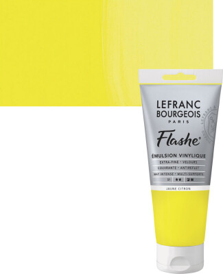 Lefranc & Bourgeois - Akrylmaling - Flashe - Lemon Yellow 80 ML