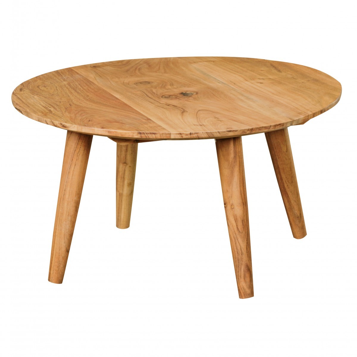 Couchtisch - Akazie massiv lackiert - 75x75 cm