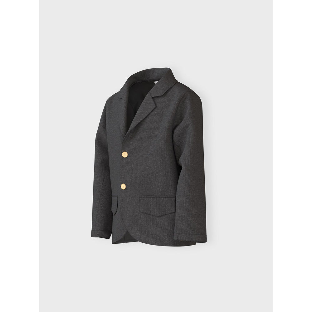 Dark Grey Melange Robino Sweat Blazer