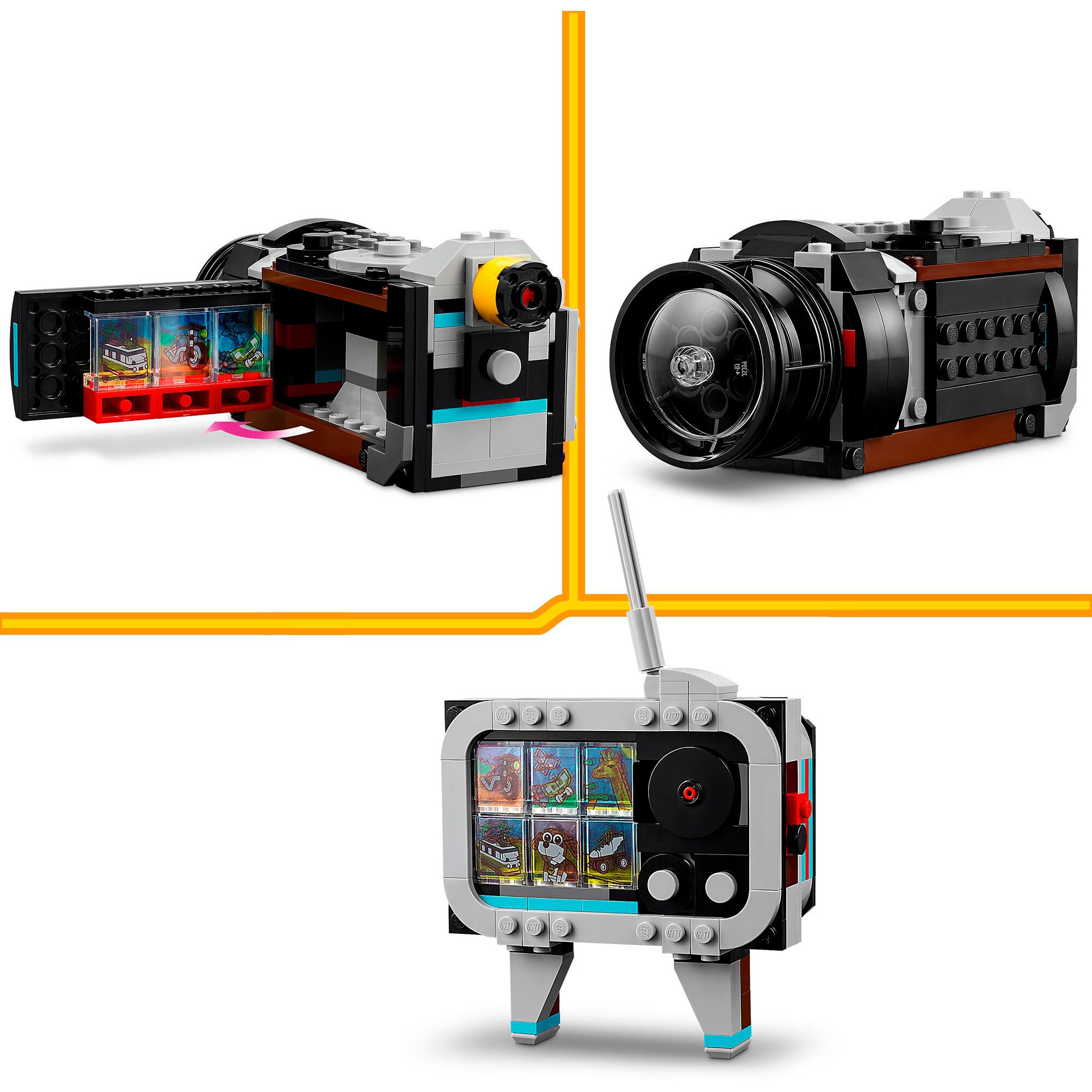 LEGO Konstruktionsspielzeug Creator 3-in-1 Retro Kamera