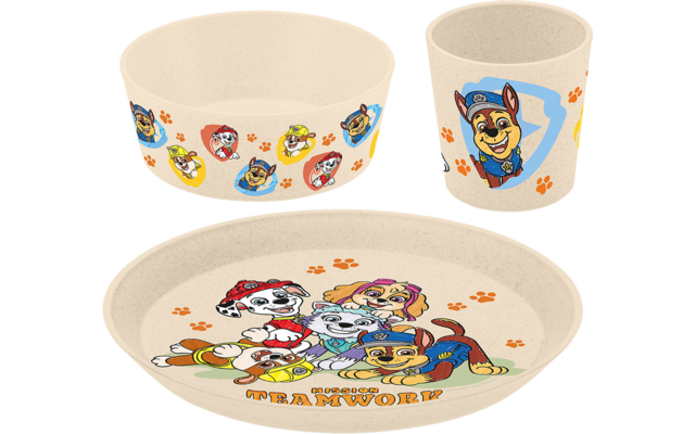 Koziol Connect Paw Patrol Geschirr-Set 3-tlg.