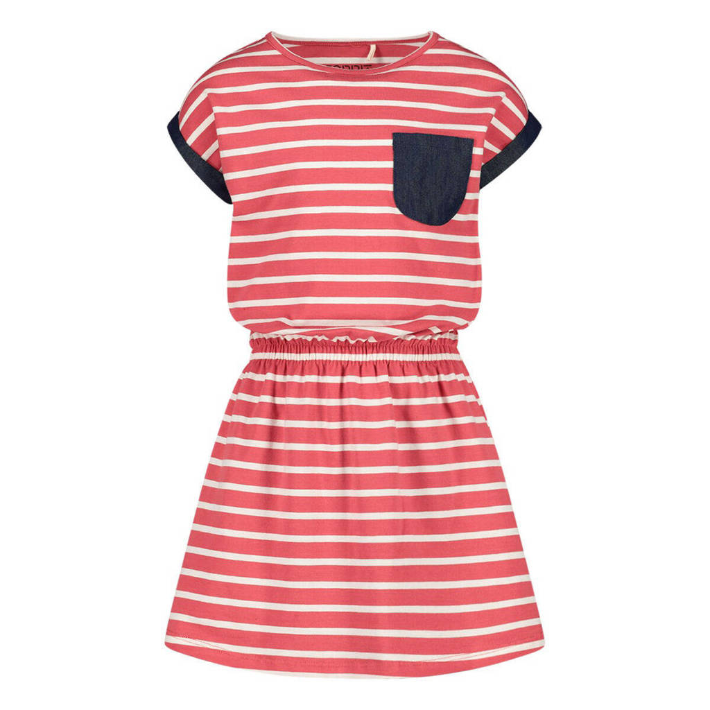 ESPRIT gestreepte jurk rood/wit/blauw