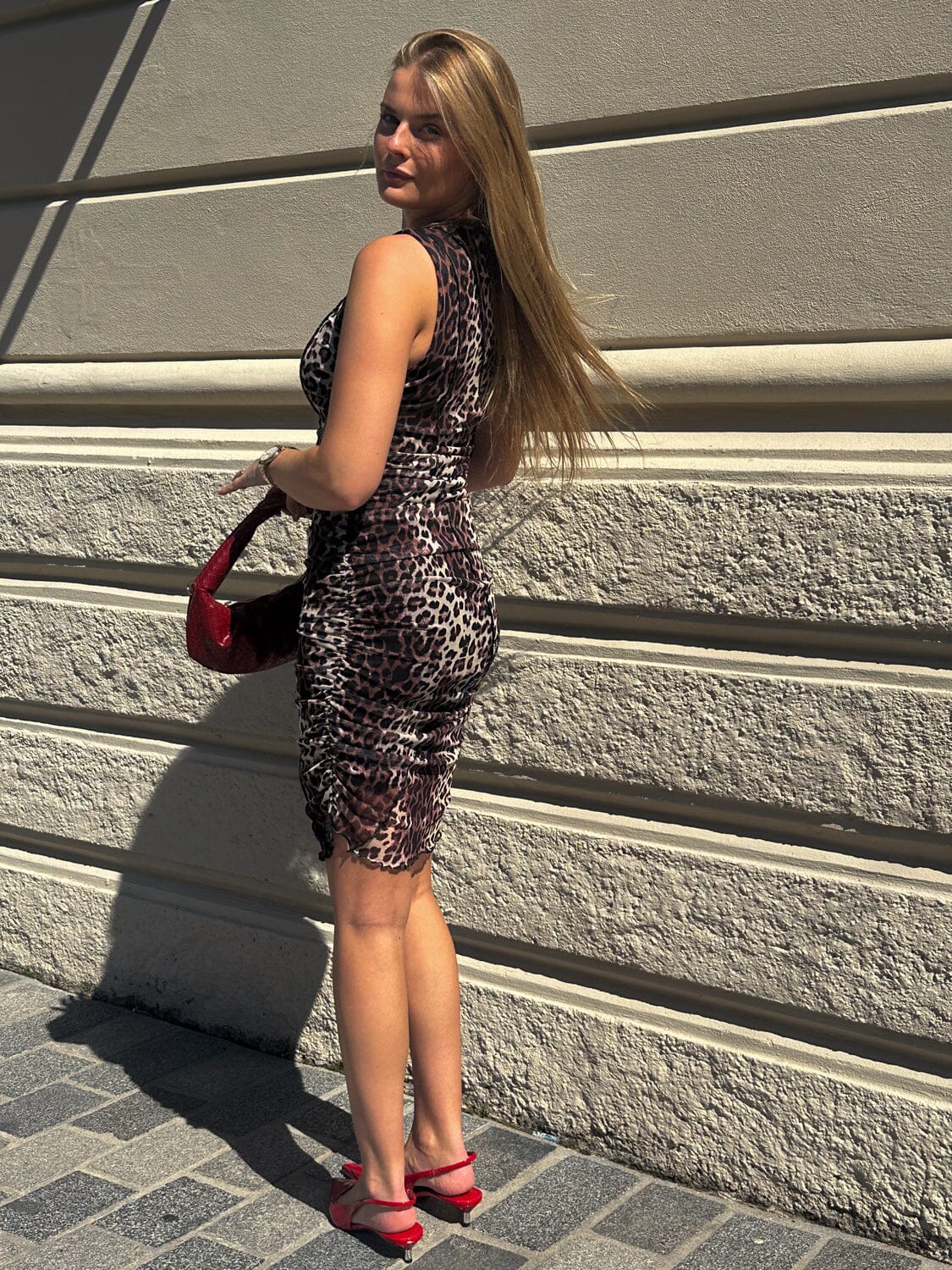Noella Sutton Short Dress 1237 tawnee print