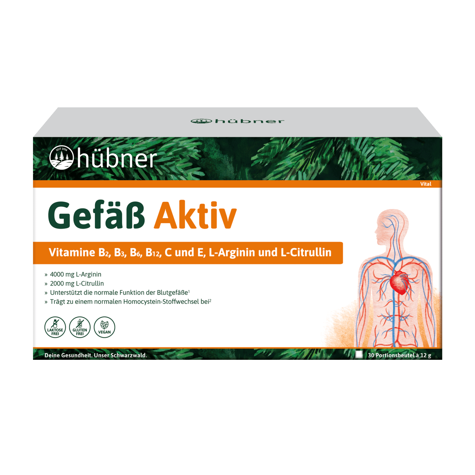 Gefäß-Aktiv von Hübner (30x12g)