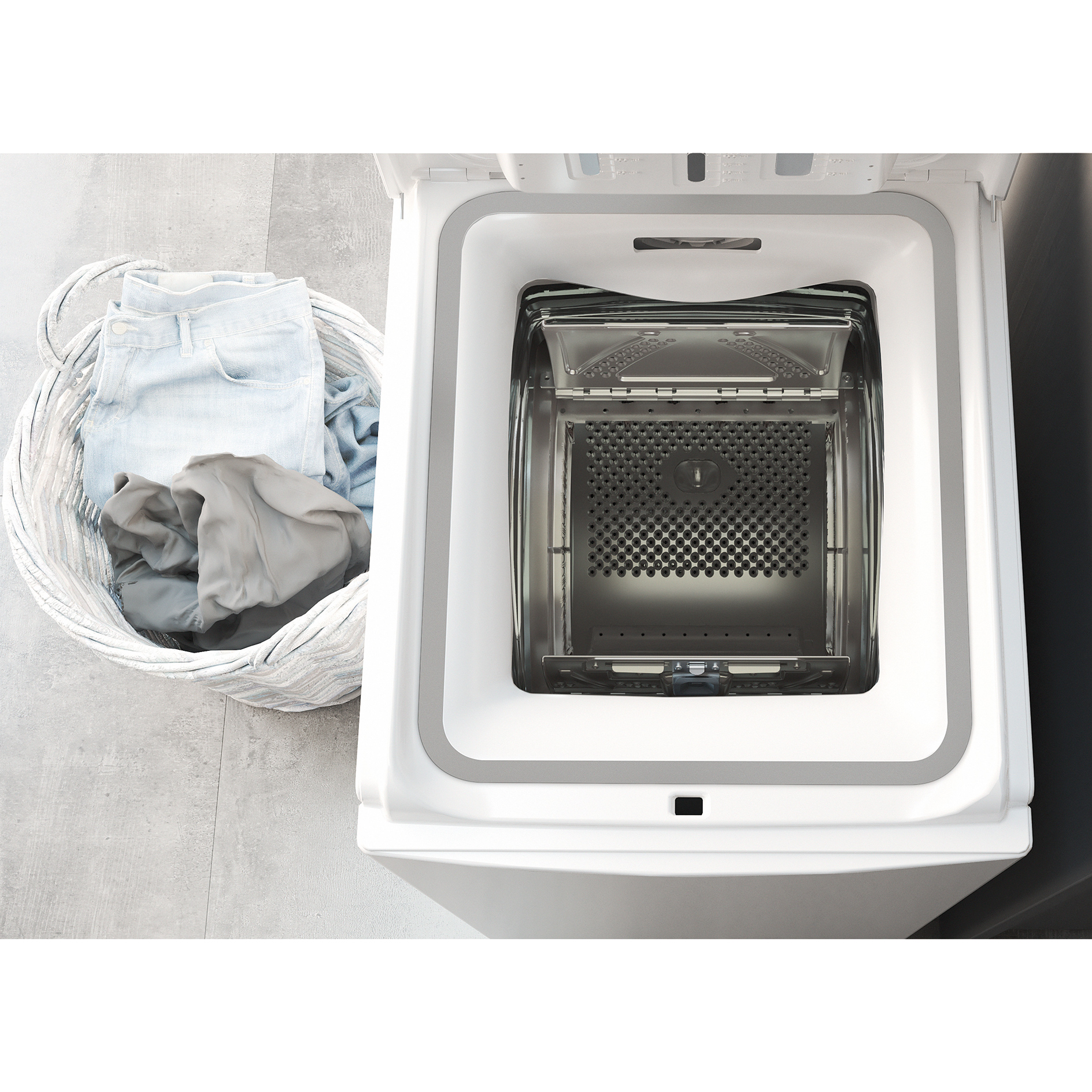 BAUKNECHT Toplader-Waschmaschine WMT BK 126 - 6kg -1200 U/min - B