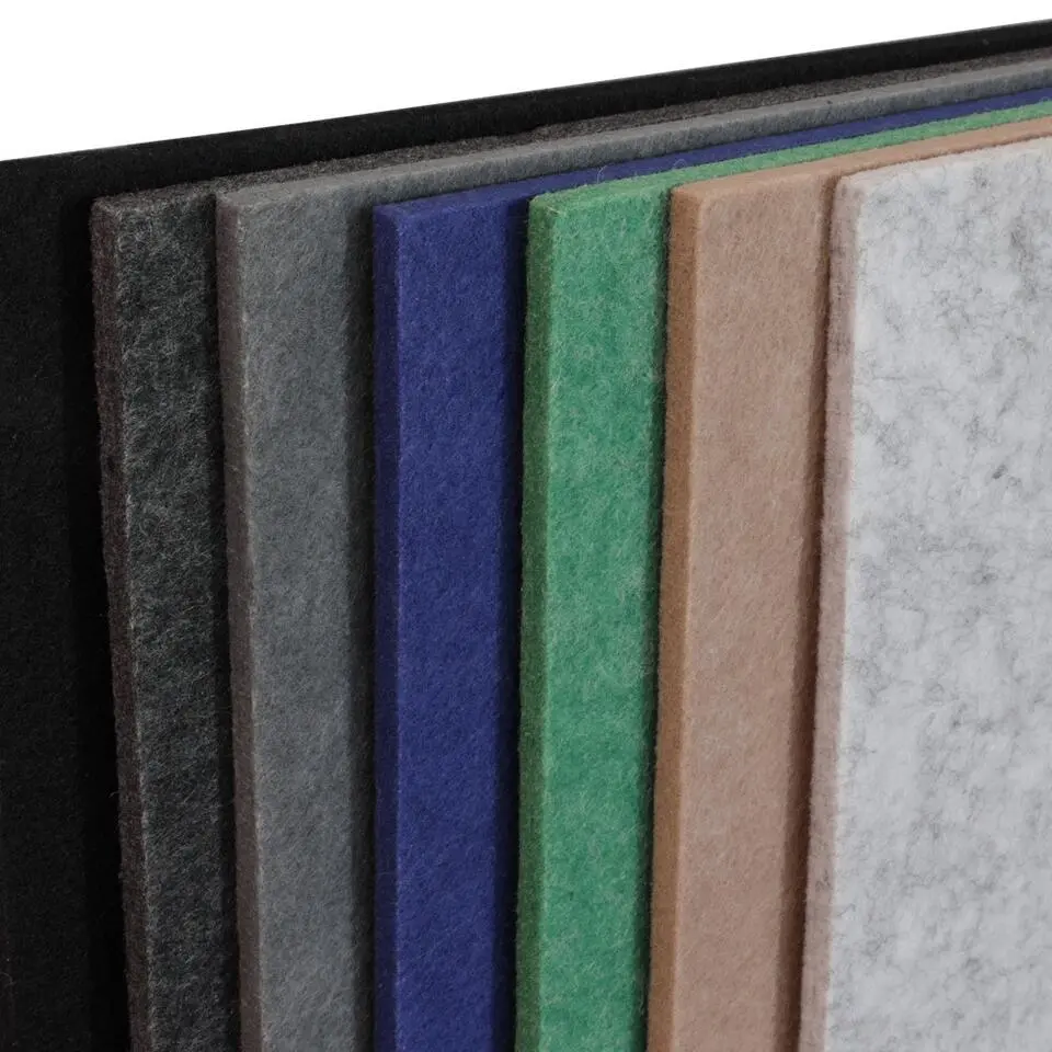 Akoestisch wandpaneel PET-vilt - 100x100 cm - Taupe