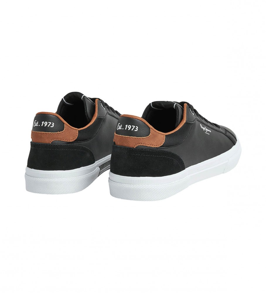 Tênis preto Pepe Jeans Kenton Court