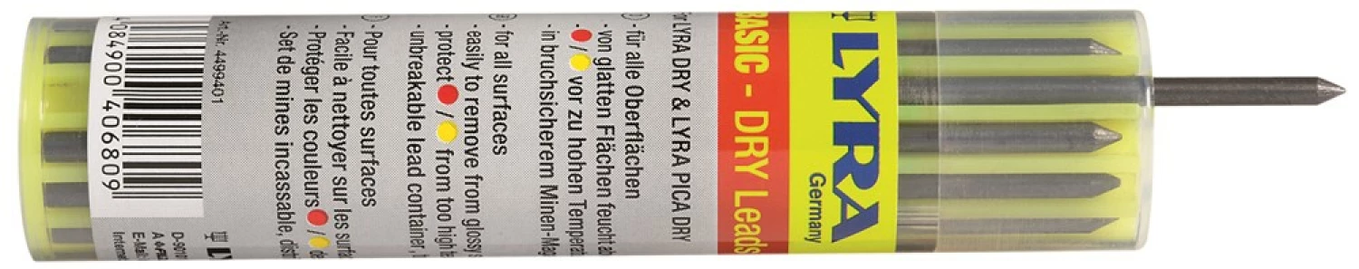 Lyra 4499102 Lyra Dry Reservestiftjes - Zwart (12st)
