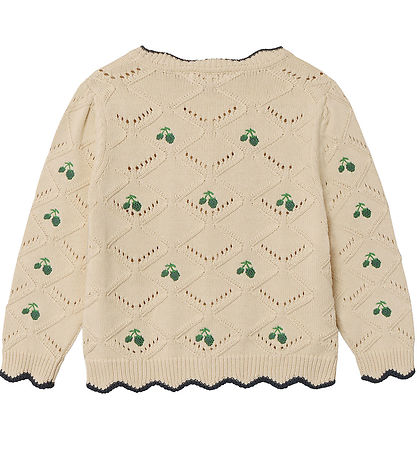Fliink Cardigan - Strick - Mela Ruffle - Sandmuschel