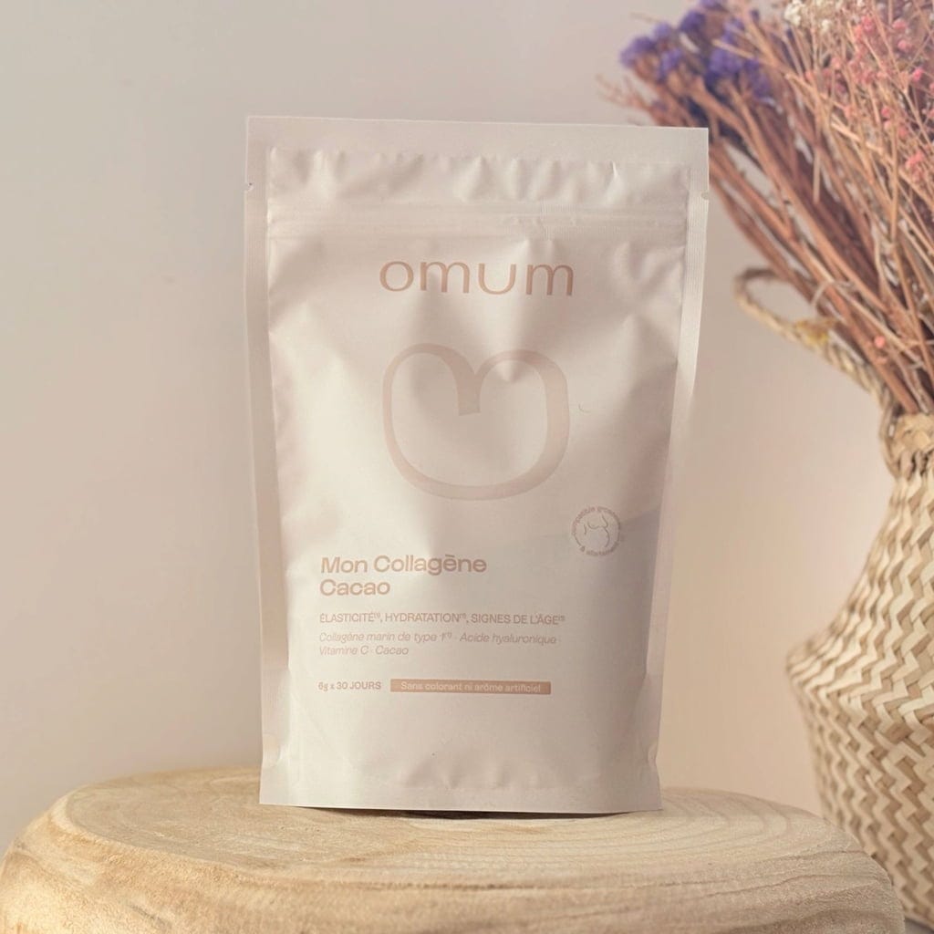 Omum  Mon Collagène Cacao Dietary Supplement, 180 g