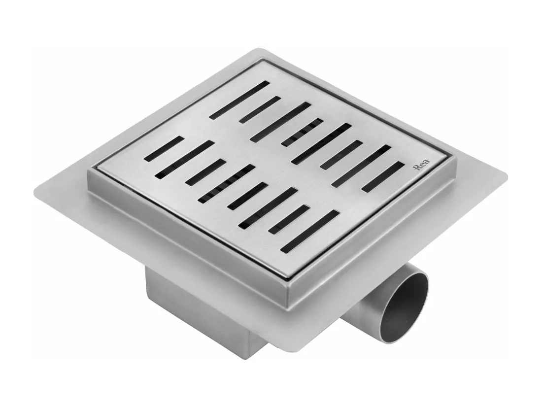 Drain Linéaire Rea Line 150X150 Brush Steel