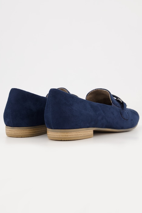 Loafer, Jana Softline, vegan, Veloursleder-Optik, Weite H