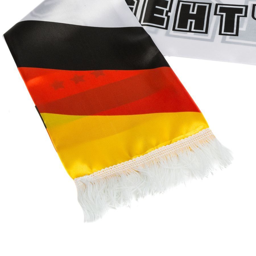 Allemagne Satin Écharpe - Blanc/Noir/Rouge/Jaune