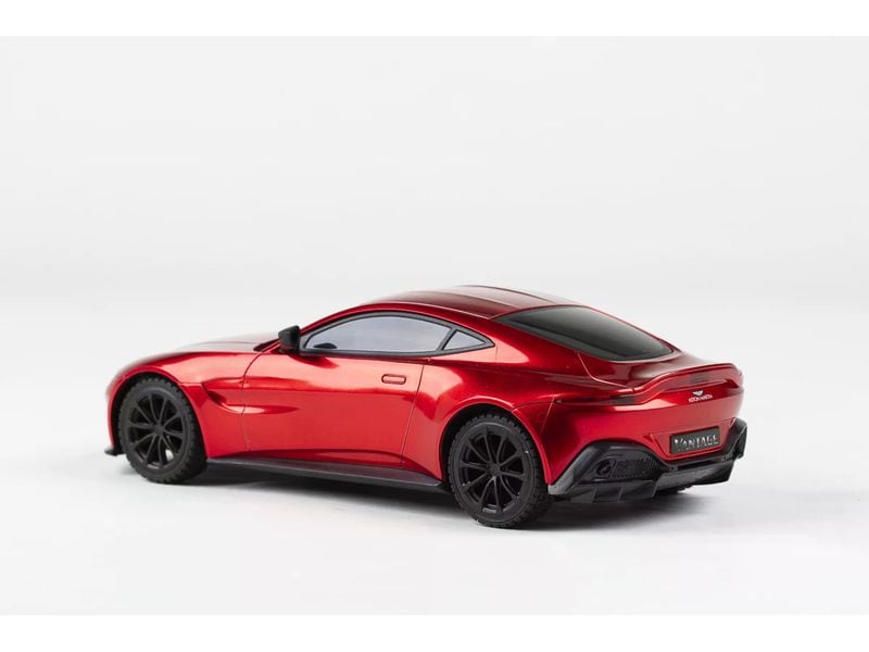 TEC-TOY Auto Aston Martin Vantage mit Licht, Rot, 1:24 Ferngesteuerter Sportwagen mit Licht für Kinder ab 6 Jahren