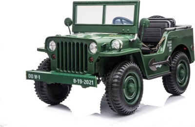 Azeno - Explorer 4X4 - Elbil Firehjulstrækker Til 3 Børn - Grøn