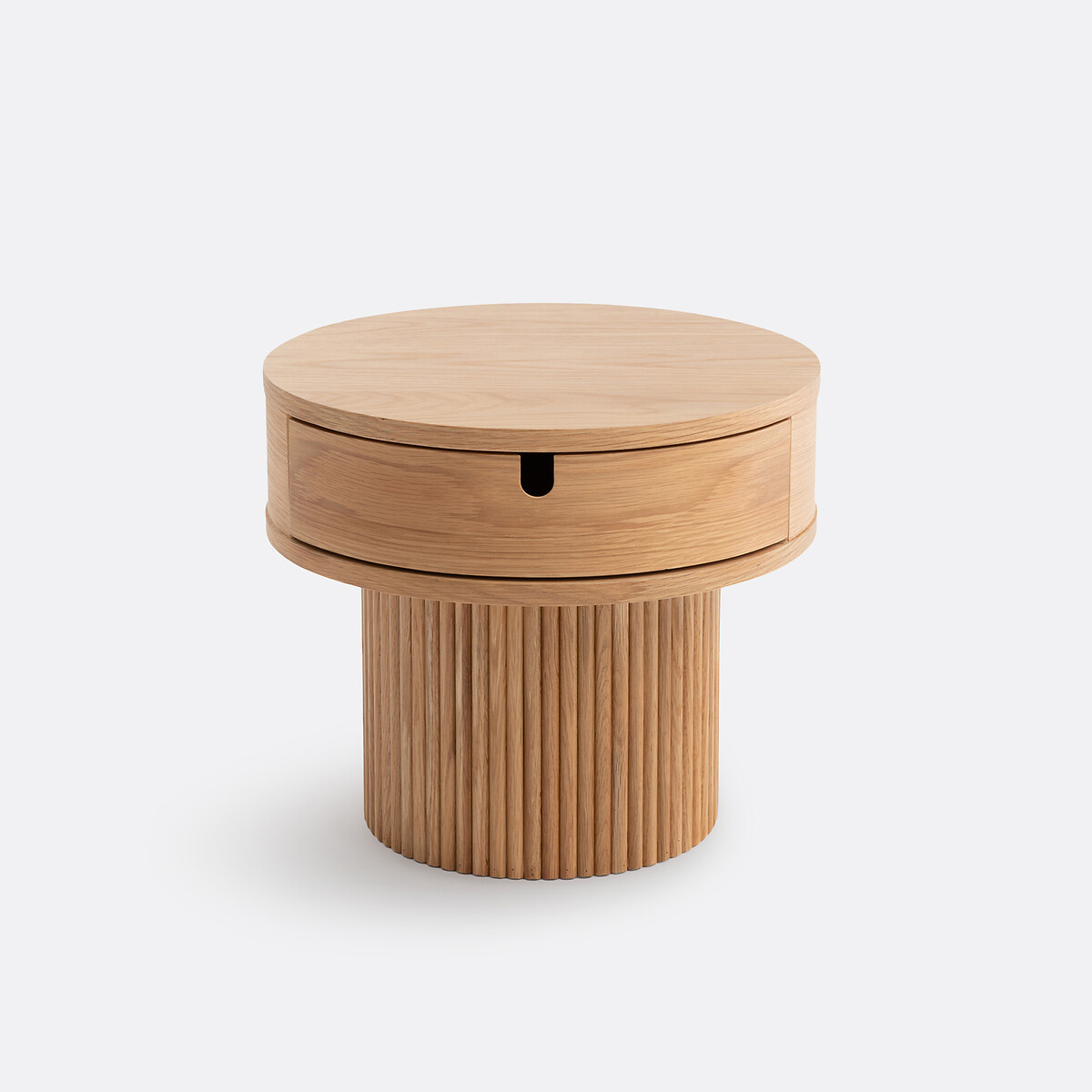 LA REDOUTE INTERIEURS<br>Mesa de cabeceira com 1 gaveta e pé canelado, Tamita