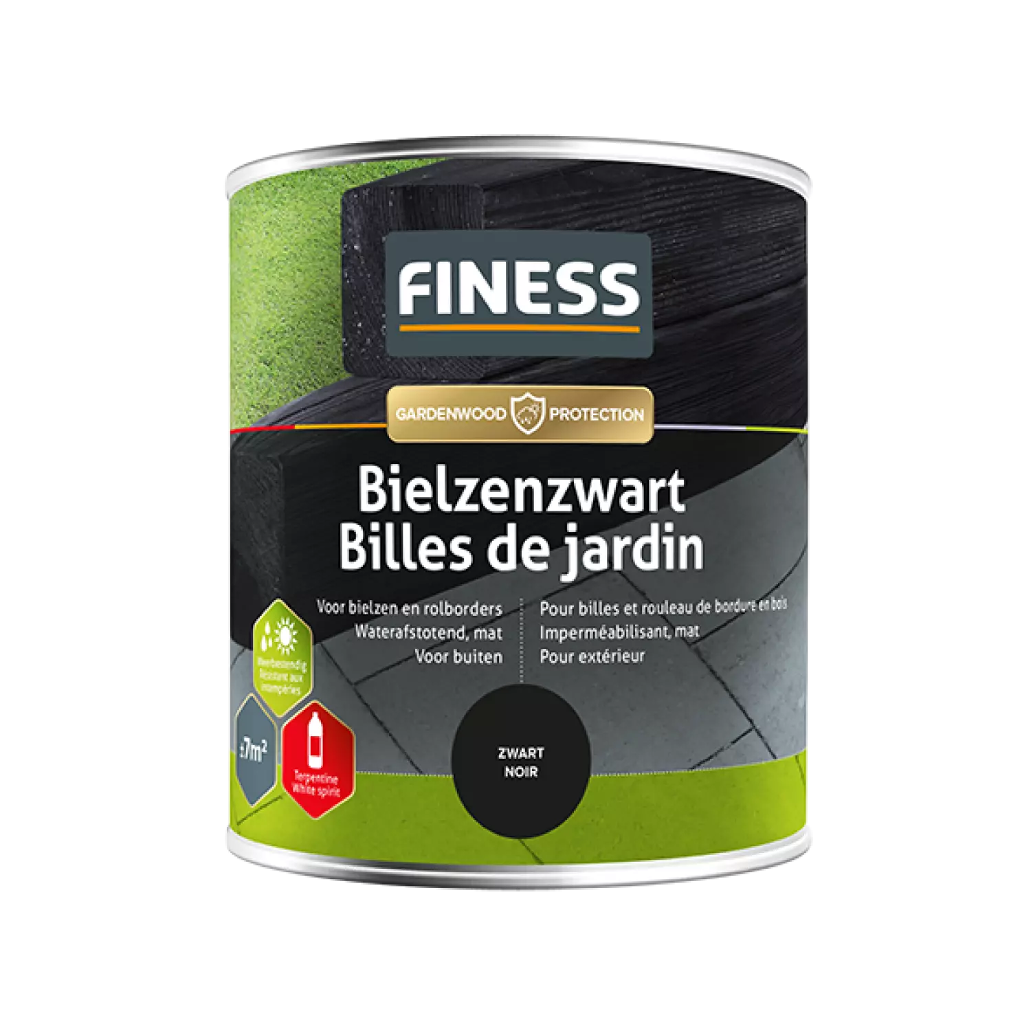 Finess Bielzenzwart - Zwart - 2,5L