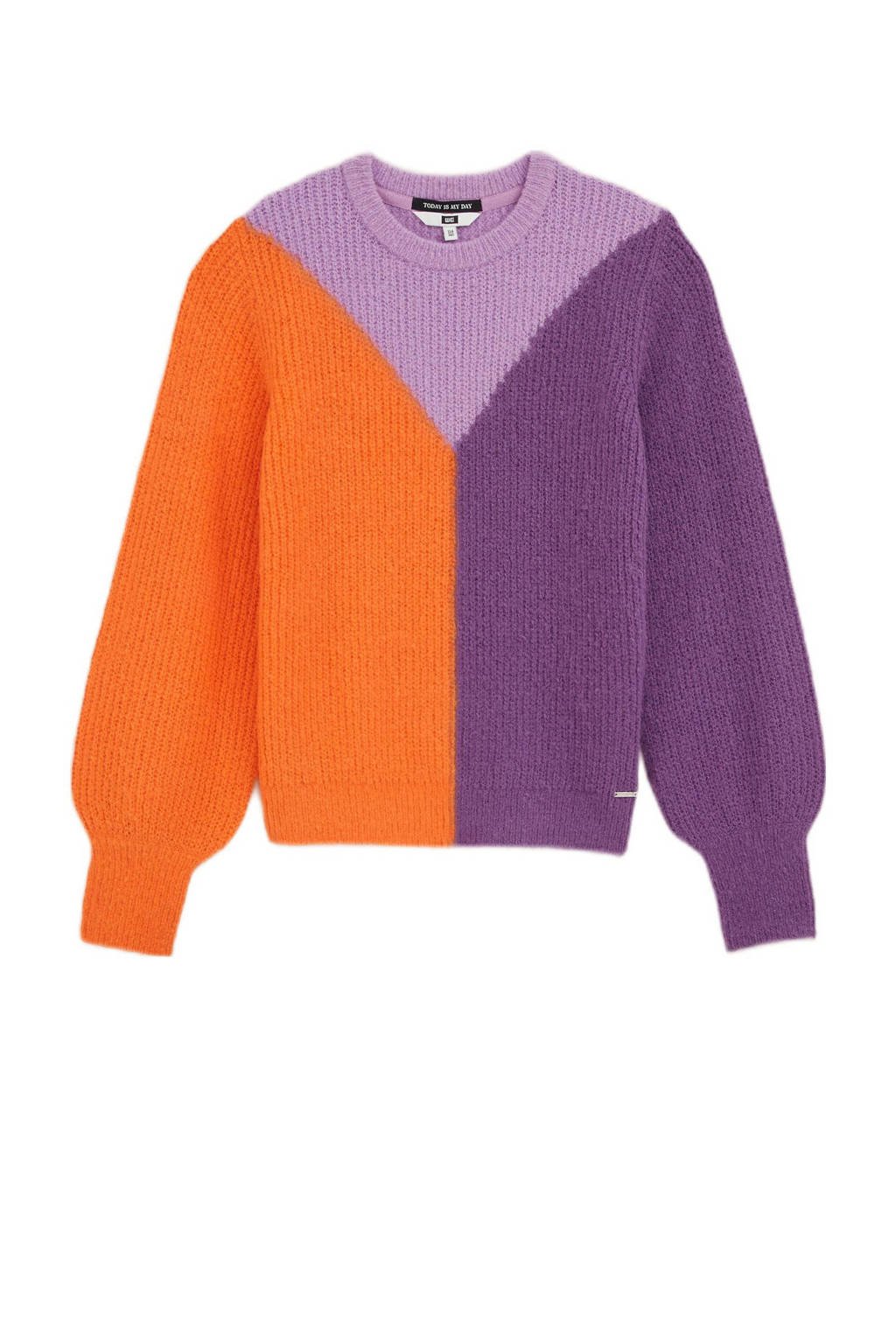 WE Fashion gebreide trui multi