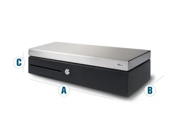 Safescan SD-4617S - Cash Drawer - sort, sølv