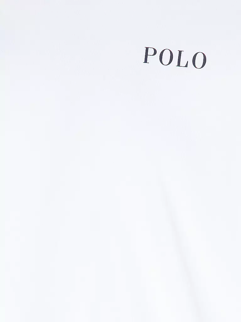 POLO RALPH LAUREN Pyjama Langarmshirt weiss