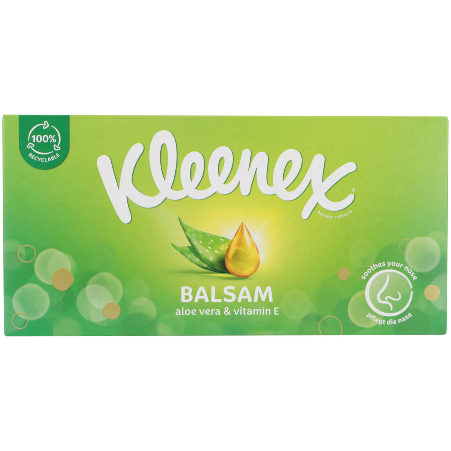 Kleenex Balsam Taschentücher Box, 1x56 Stück