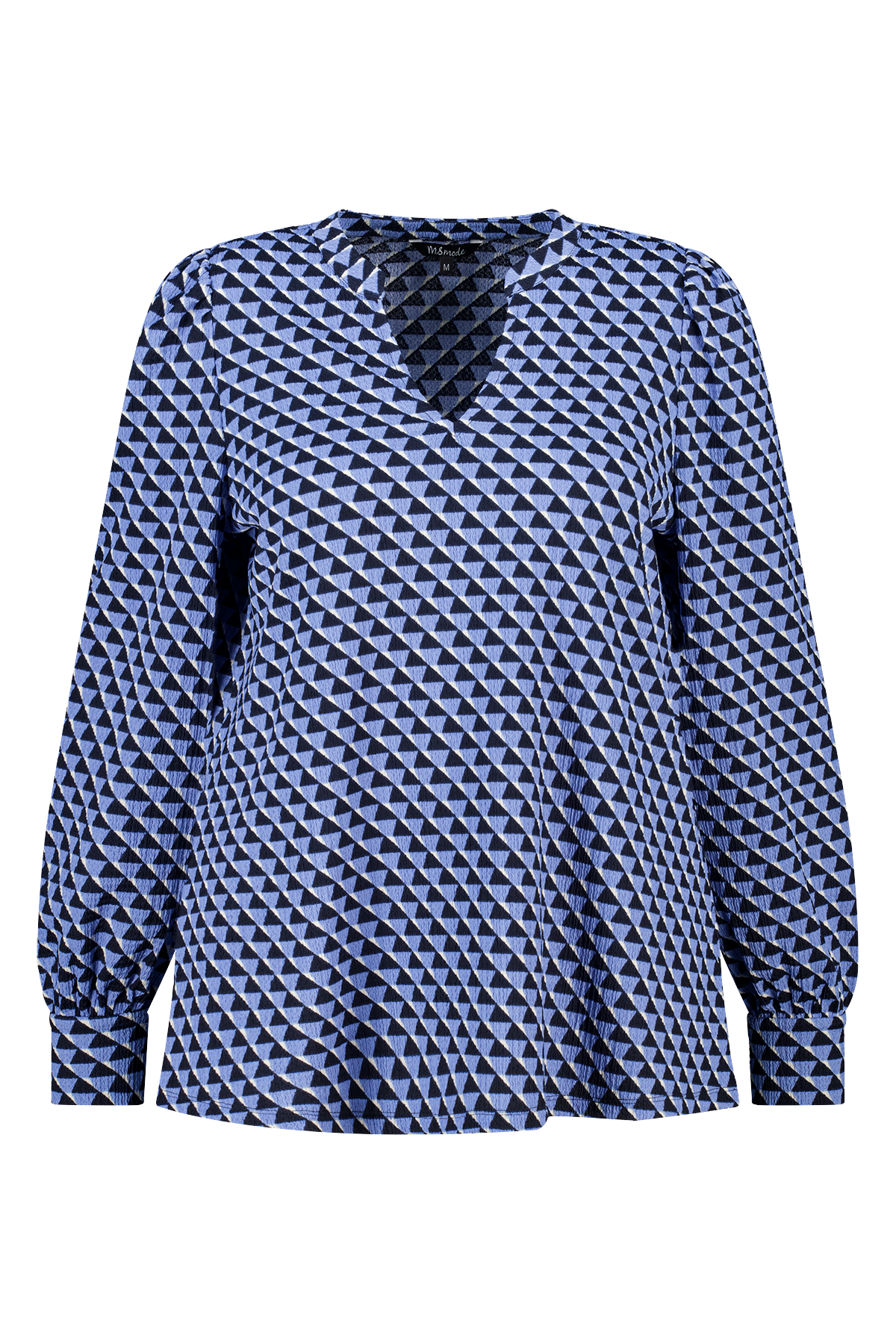 Top met sierlijke print Multi blue