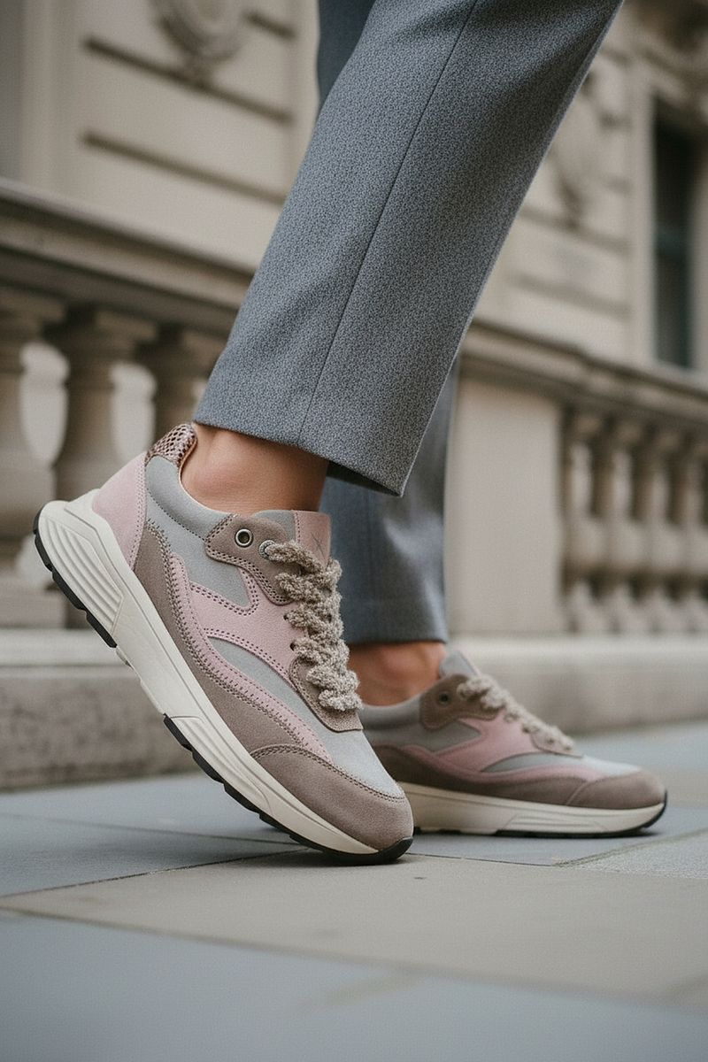 Xsensible Liberty Stretchwalker Sneakers Taupe Dames