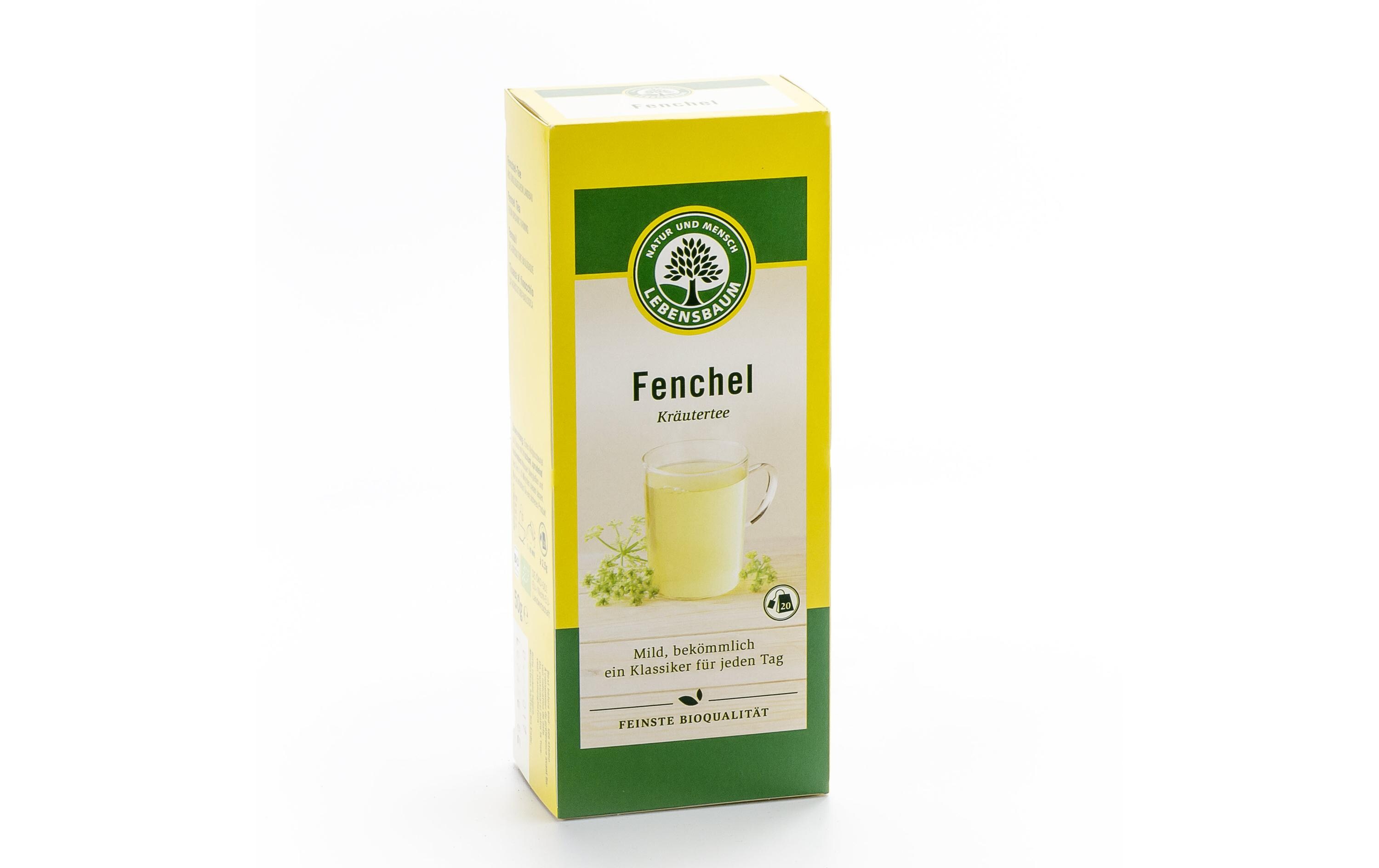 Teebeutel Fenchel 20 StückBiologischer Kräutertee