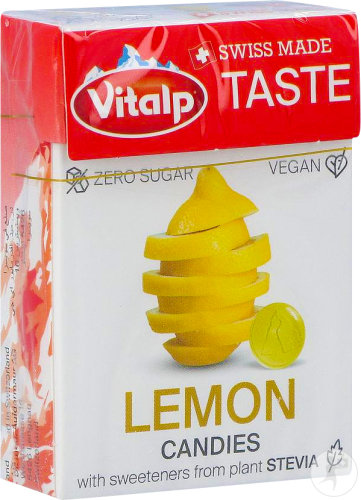 Vitalp Bonbons Stévia Sans Sucre Goût Citron 25g