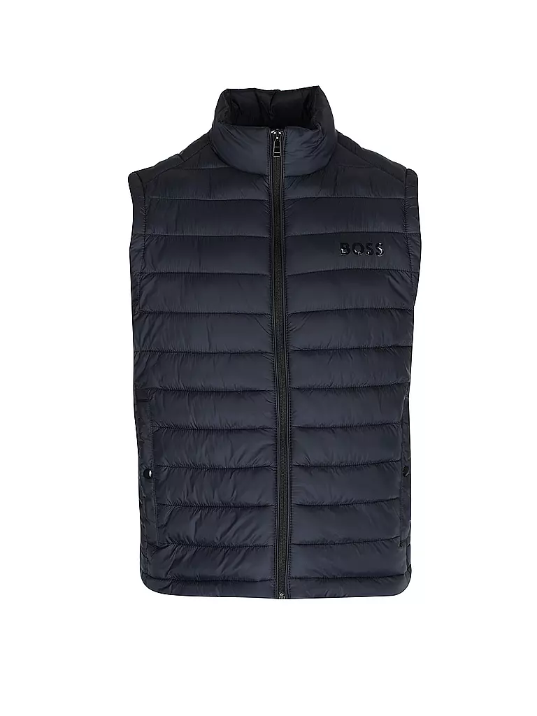 BOSS Steppgilet  dunkelblau