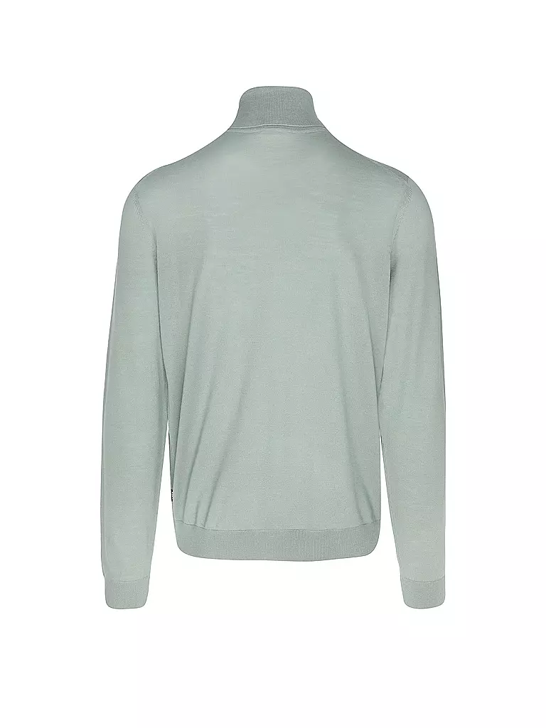 BOSS Rollkragenpullover Slim Fit MUSSO hellgrün