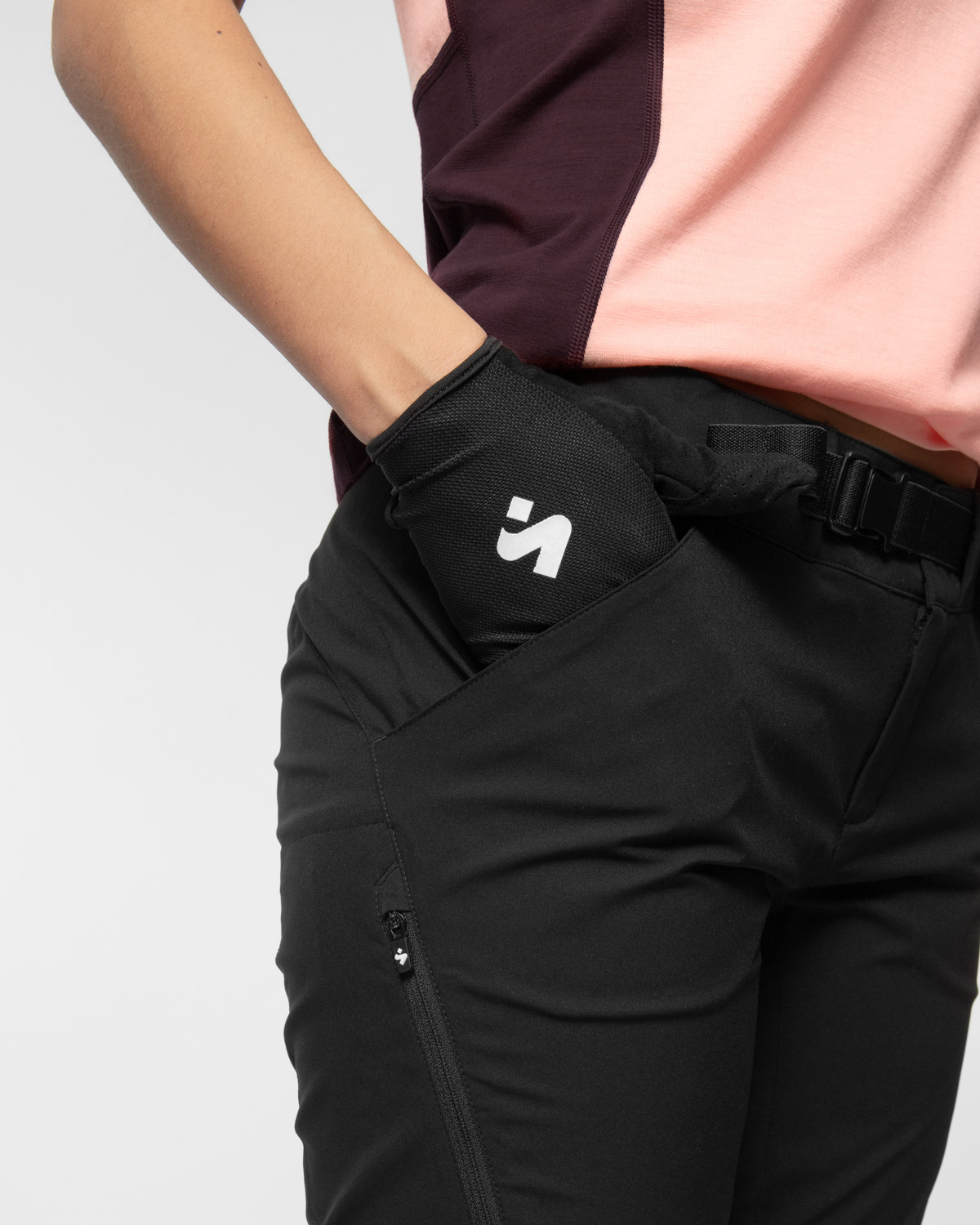 Hunter Slashed Shorts Dame Black