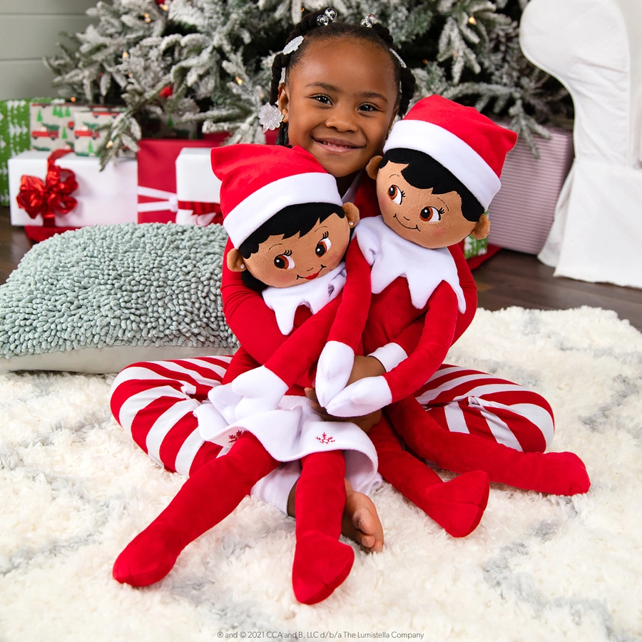 Elf on the Shelf The Elf on the Shelf® Elf Plushee Pals® Huggable Junge Braune Augen 1