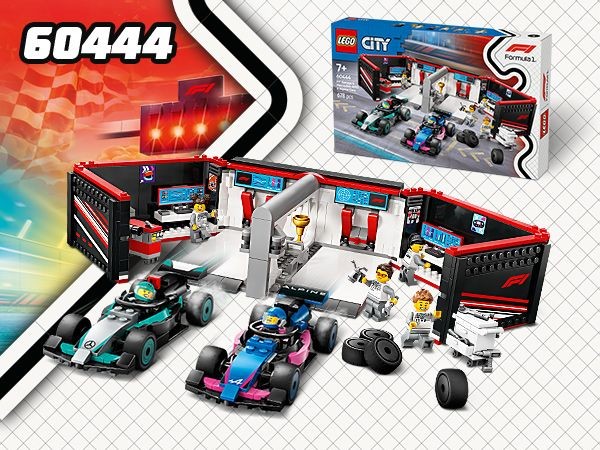 LEGO - LEGO City - F1® Garage: Mercedes-AMG og Alpine-biler (60444)