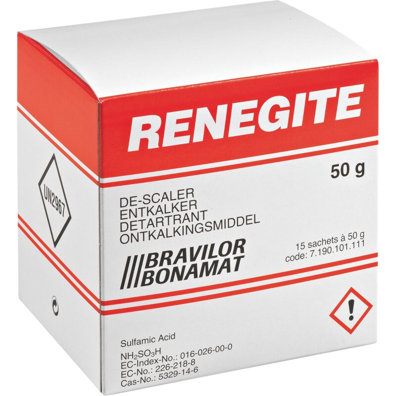 Détartrant pour machine à café - Bravilor Bonamat - Carton de 60 sachets
