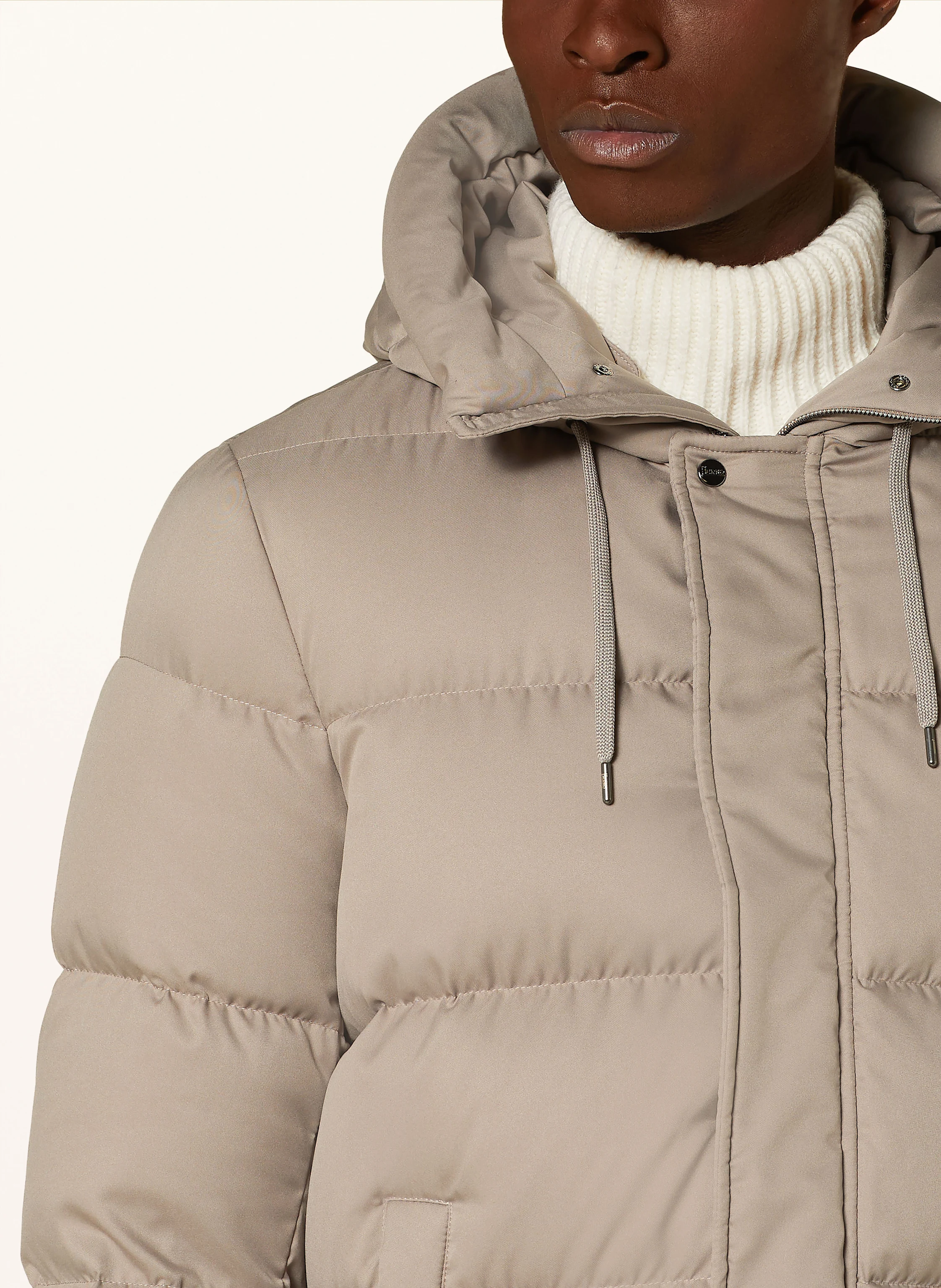 HERNO Daunenjacke mit abnehmbarem Kunstfell