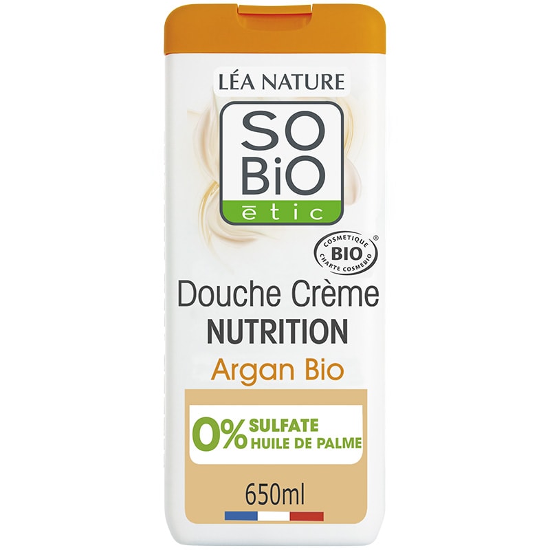 Douche crème bio nourrissante - Huile d'argan - 650 ml