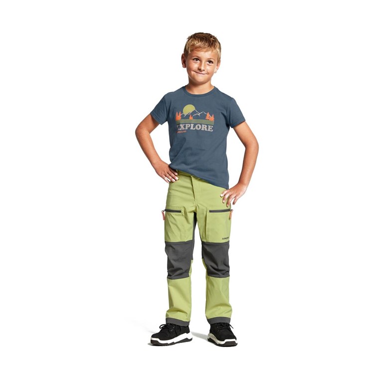 Didriksons Kotten 2 Pants Kids Fern Green