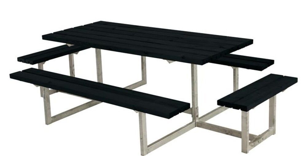 BENKESETT PLUS BASIC EXTRA 260CM SVART