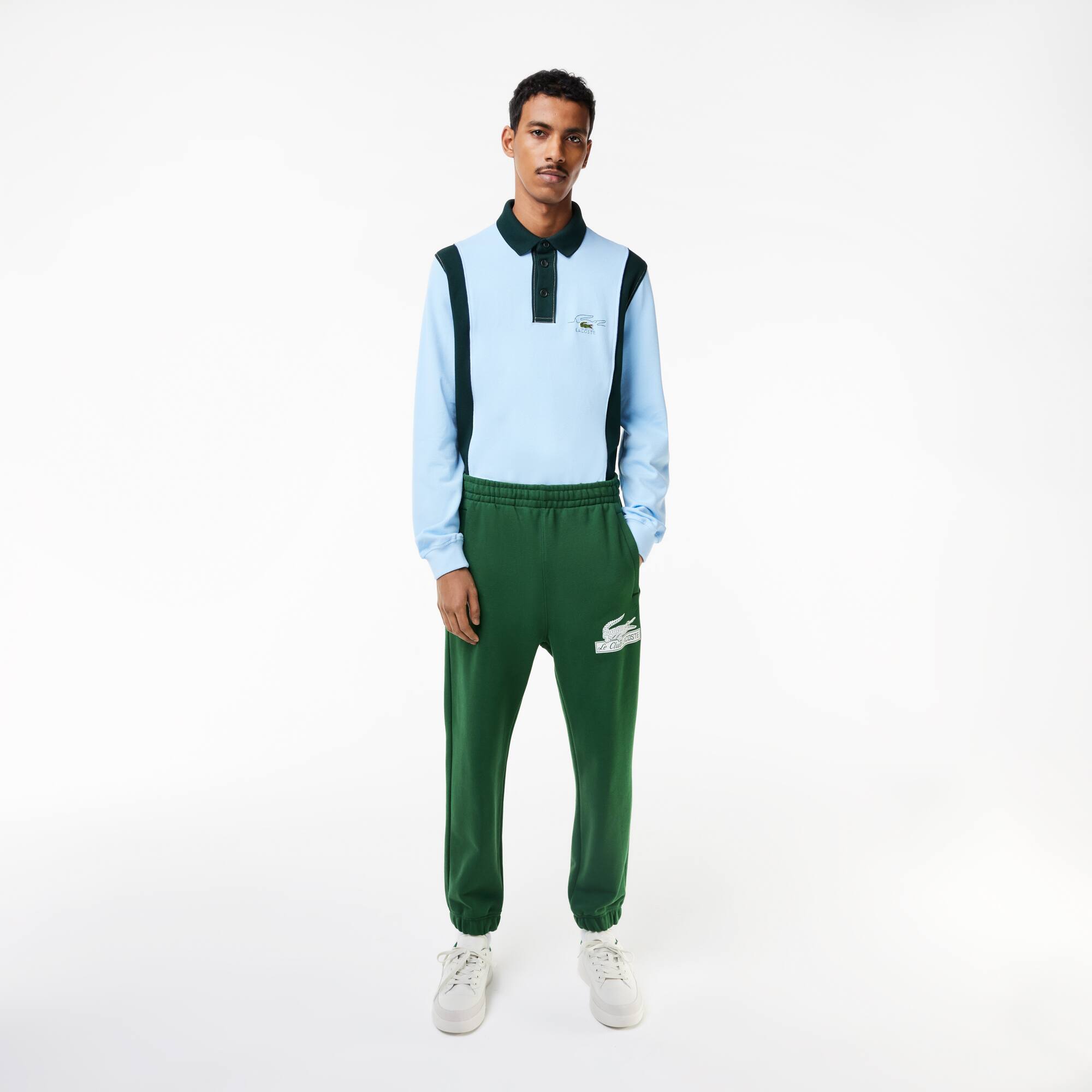 Pantalon de survêtement homme Lacoste en coton biologique Pantalons de survêtement - Vert - Lacoste - Homme