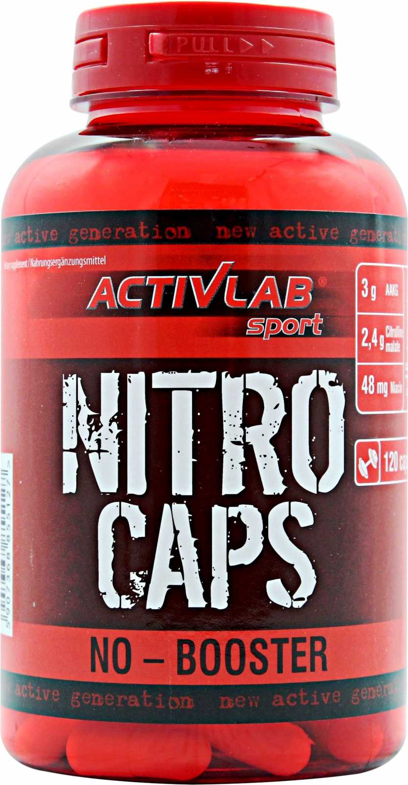 Activlab Nitro Caps 120 cápsulas