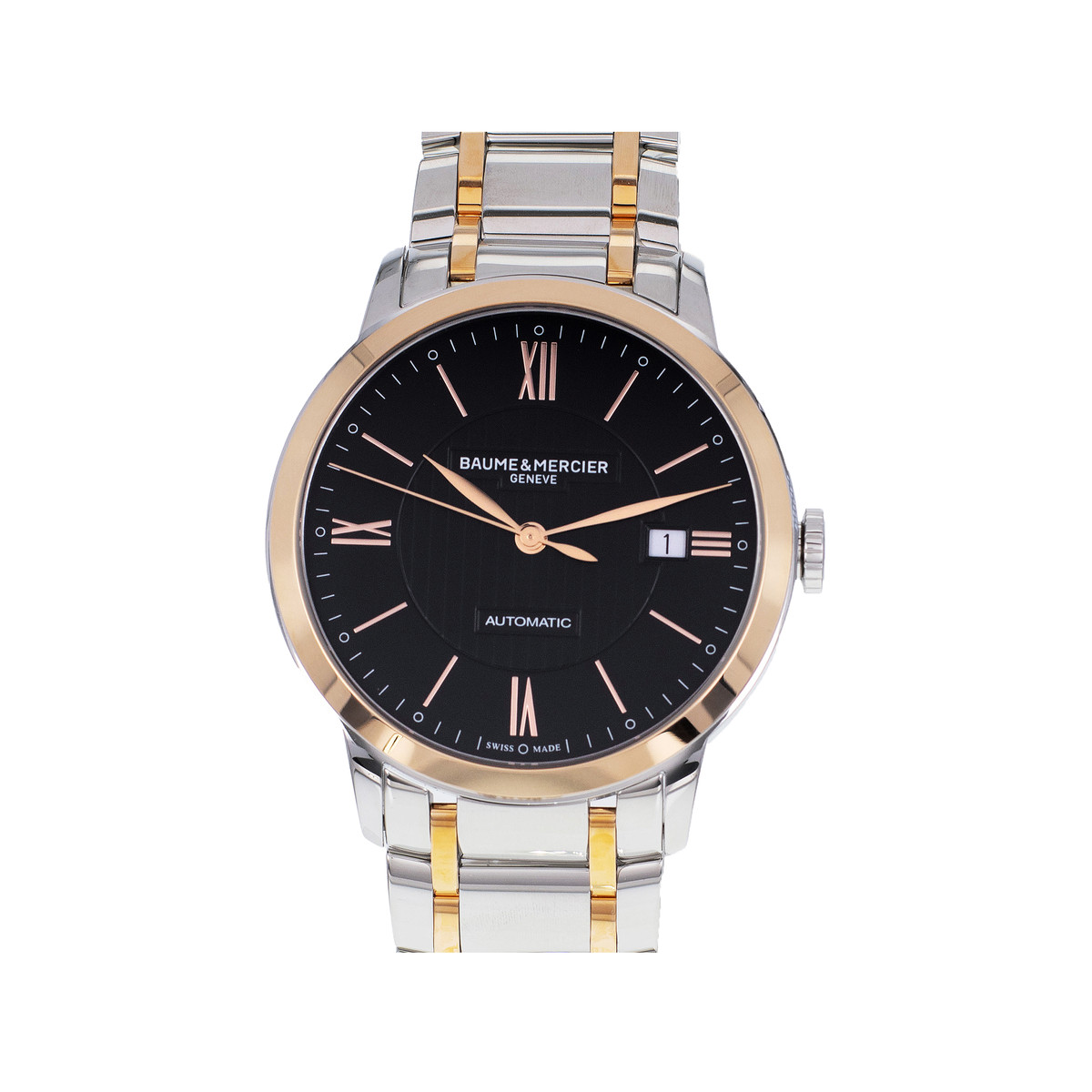 Montre d'occasion BAUME & MERCIER Classima homme automatique bracelet en acier