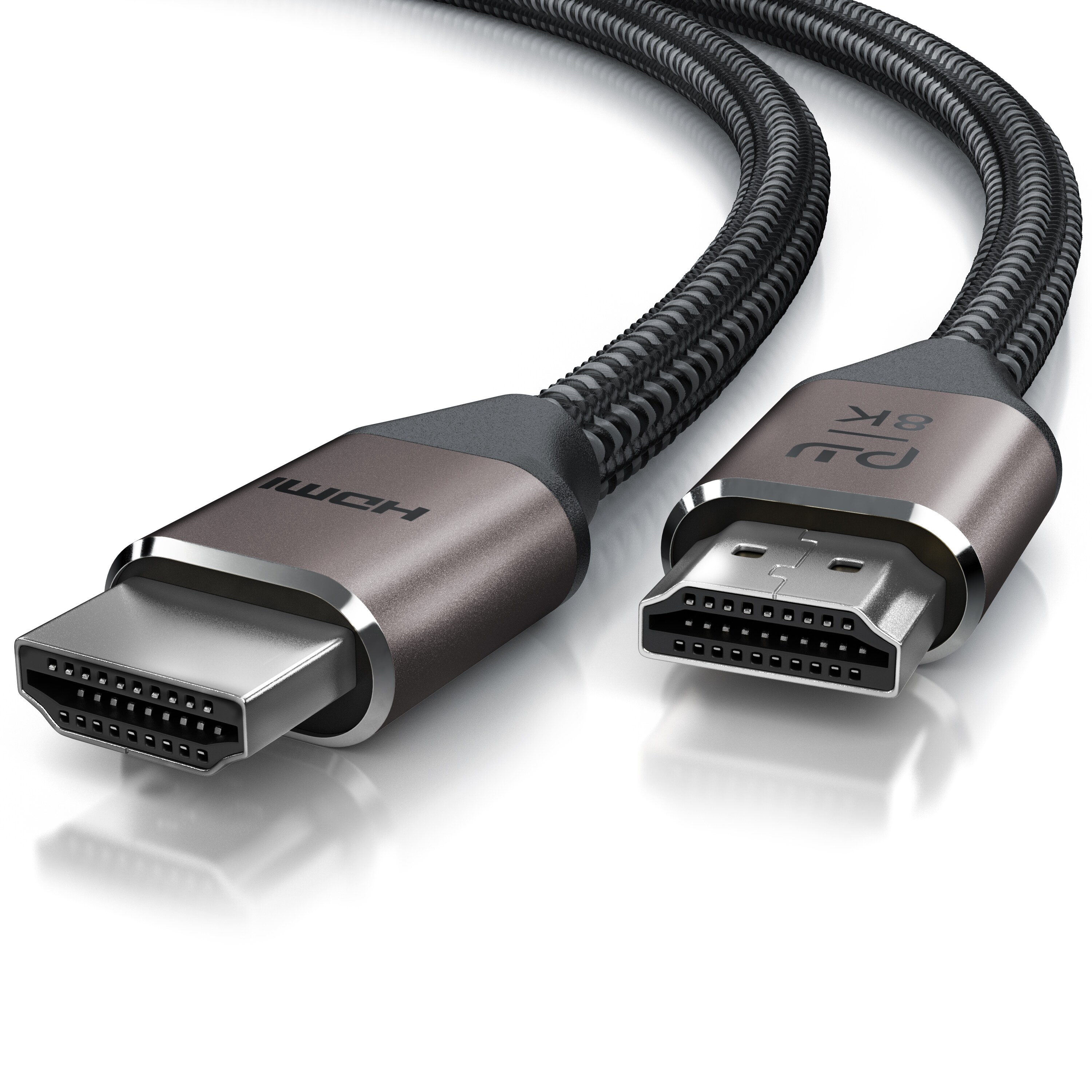 Primewire 8k HDMI Kabel 2.1 UHD II, 8k @ 120 Hz mit DSC, 7680 x 4320, 2k 4k Ethernet, HDR eARC VRR ALLM, kompatibel zu Blu Ray PS4 PS5 - 1 m