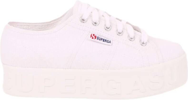Superga 2790 3d Lettering Lage sneakers Wit