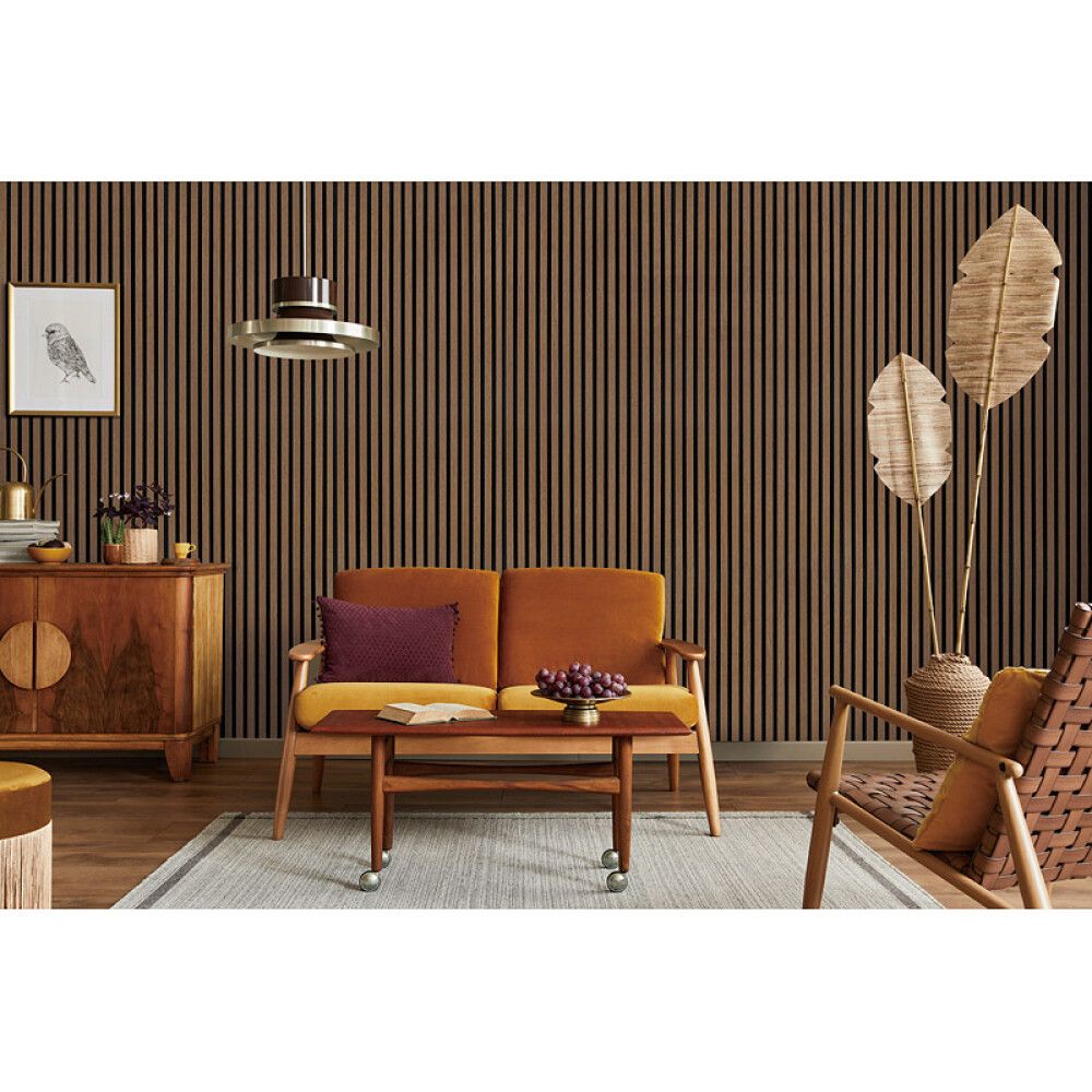 AKUSTIKKPANEL VILLA OLJET EIK 2440X605X22MM