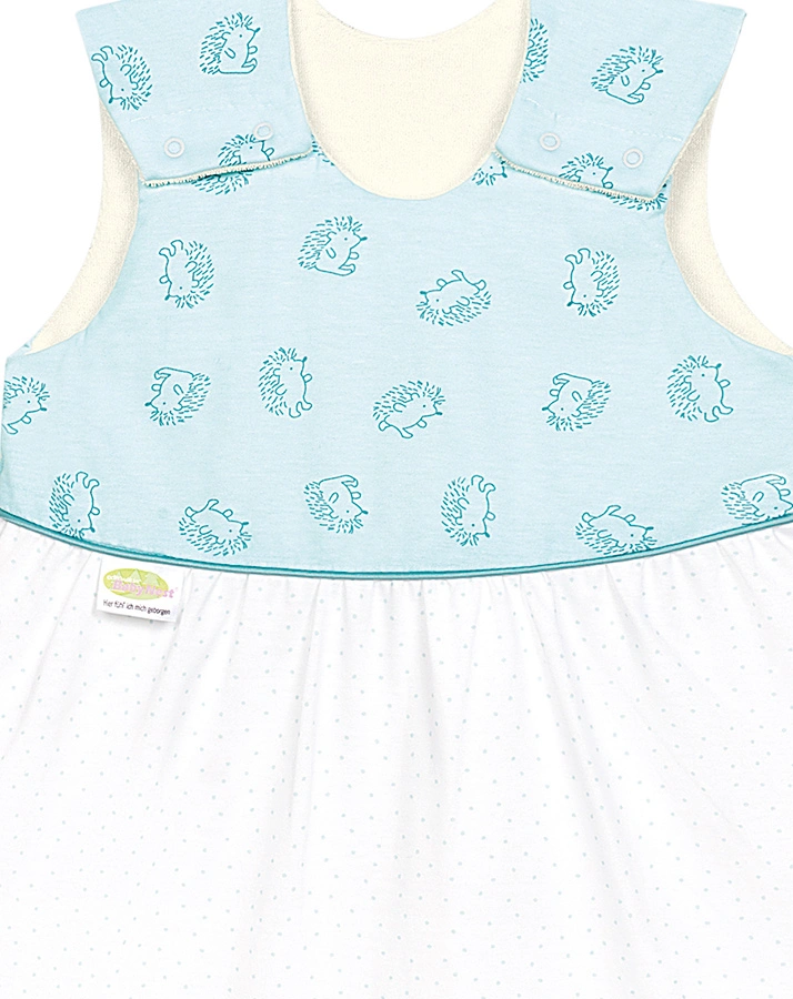 Schlafsack BABYNEST® KLIMASOFT COLD IGEL in mint