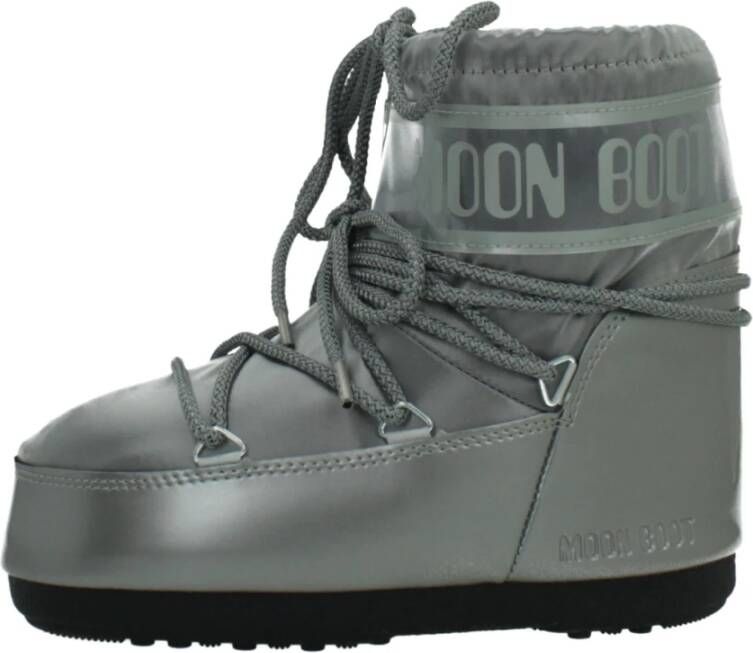 Moon boot Icon Low Glance snowboot met waterafstotende coating en metallic finish