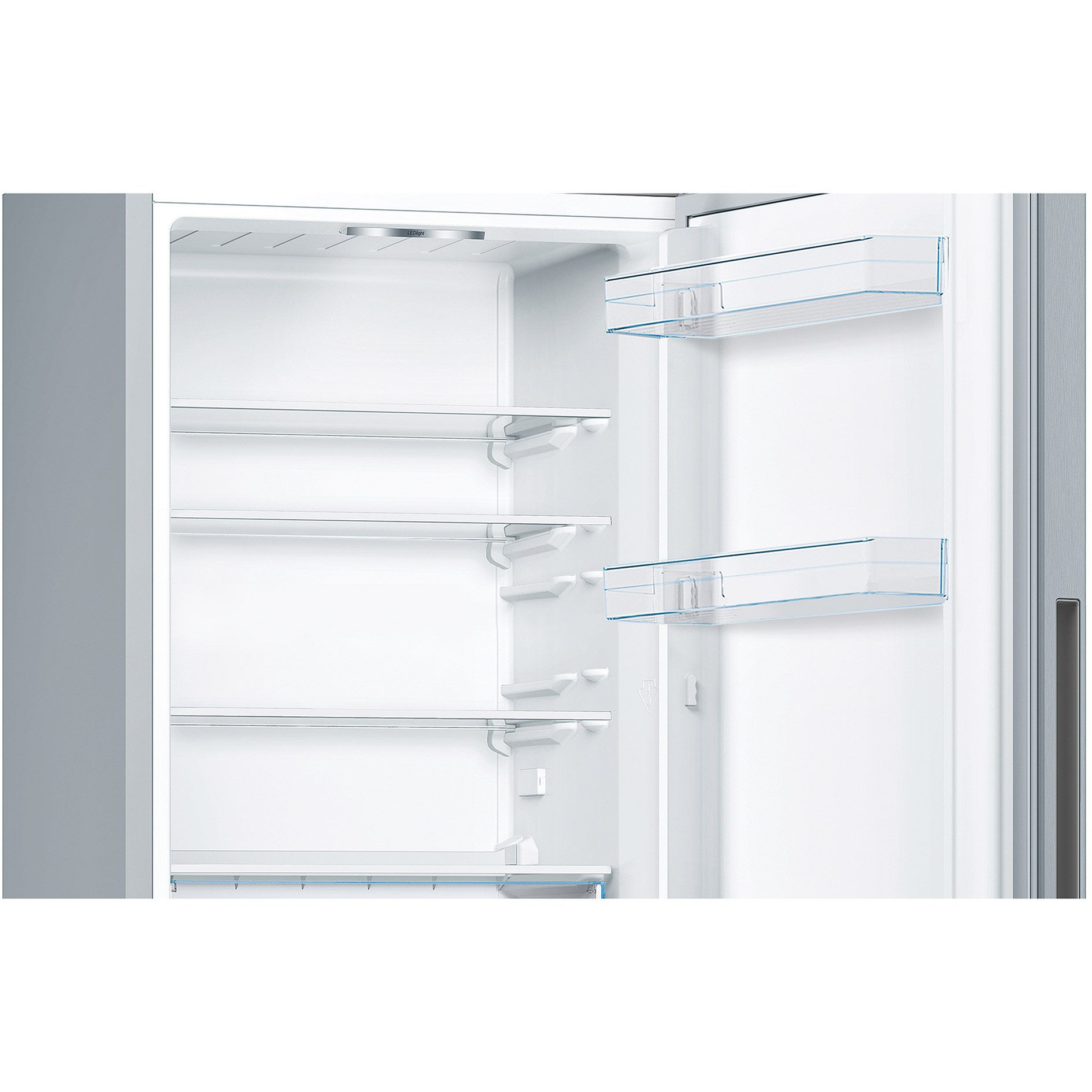 BOSCH Kühl-Gefrierkombination KGV332LEA - Edelstahl-Optik - E