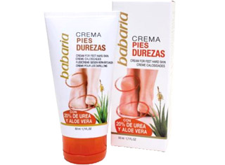 CREME DE PÉS ANTI-DUREZAS BABARIA 50 ML.