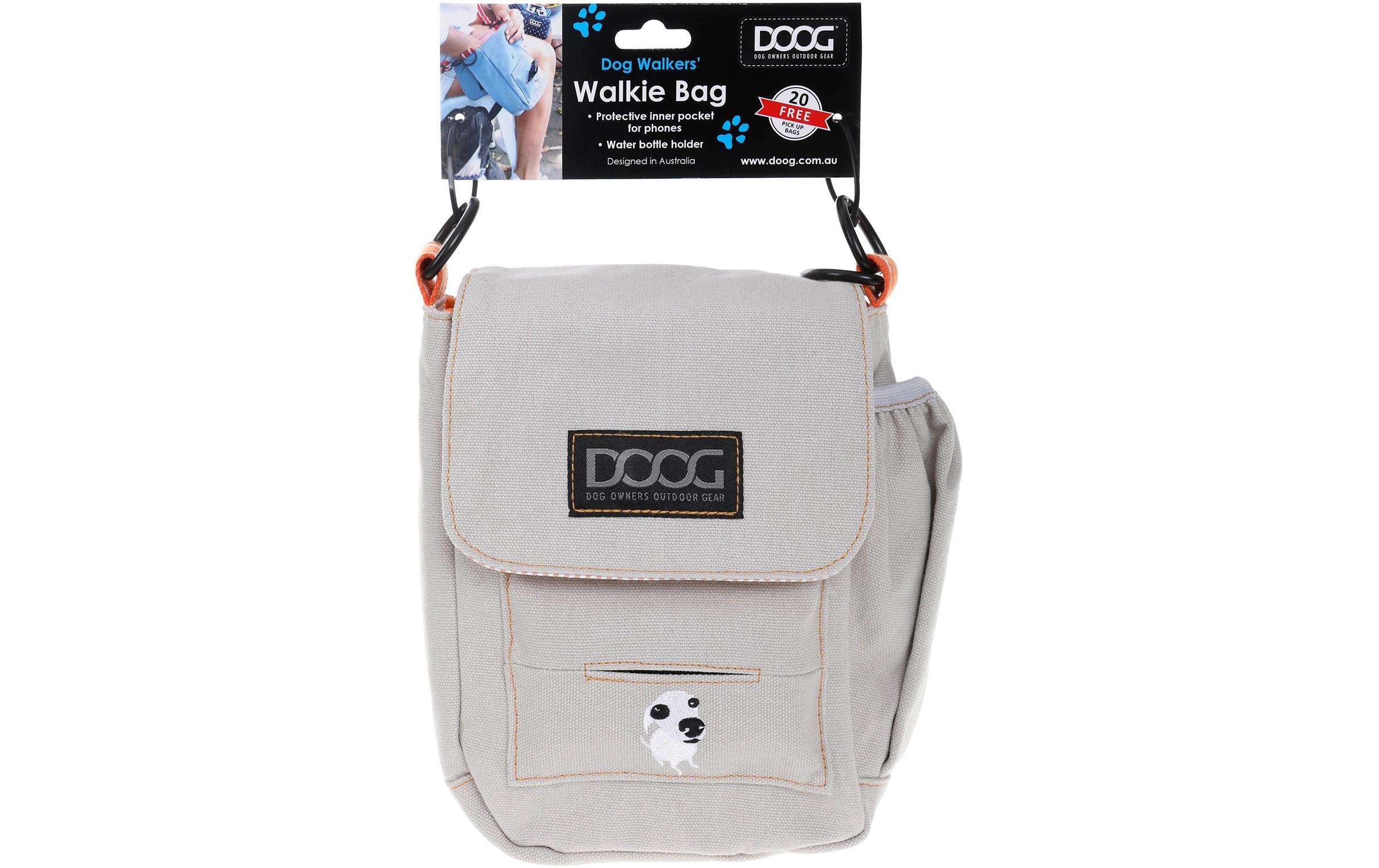 Shoulder Bag GrauHunde-Walking-Tasche